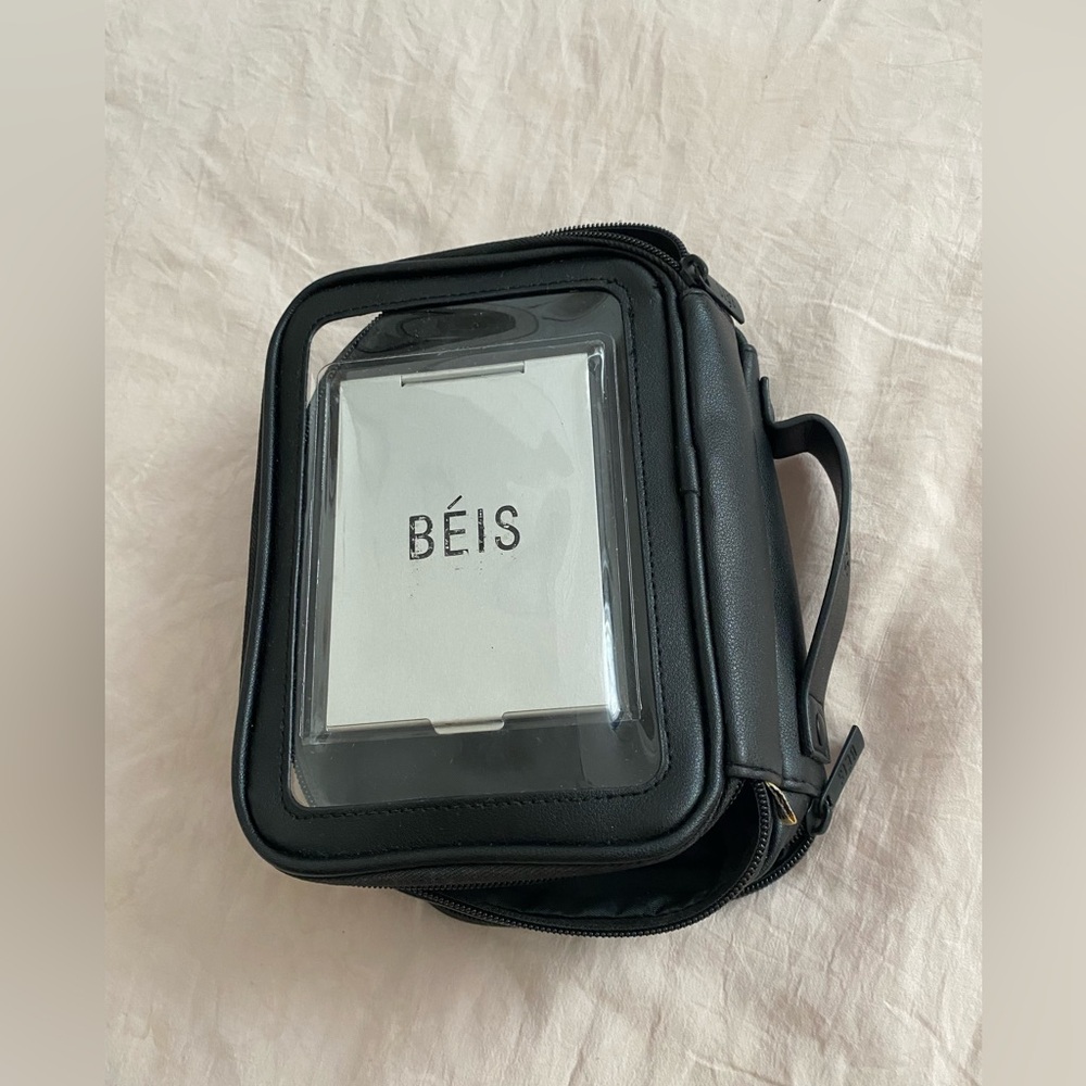 BÉIS Black Makeup Bag